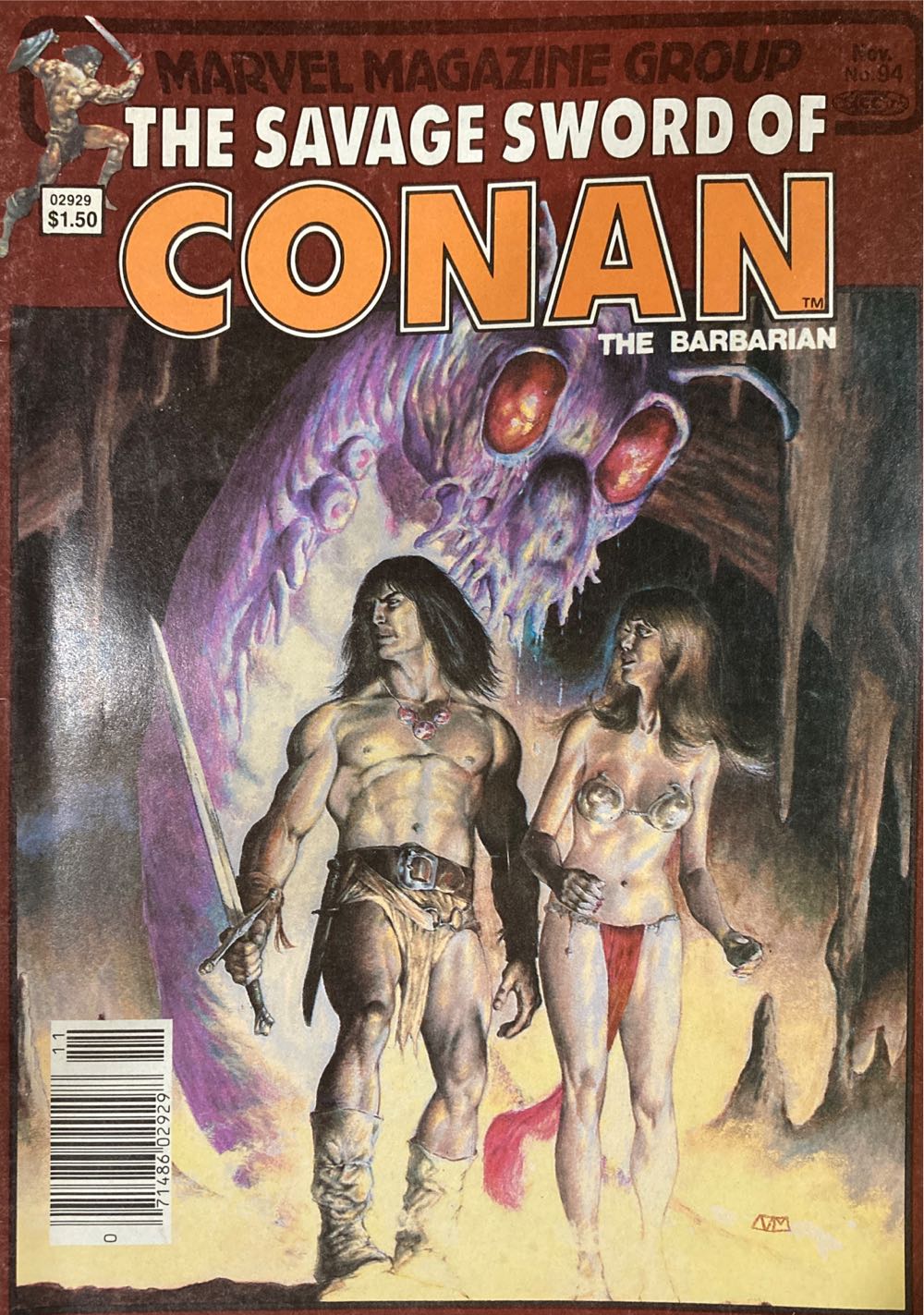 Savage Sword Of Conan The Barbarian  magazine collectible [Barcode 07148602929811] - Main Image 1