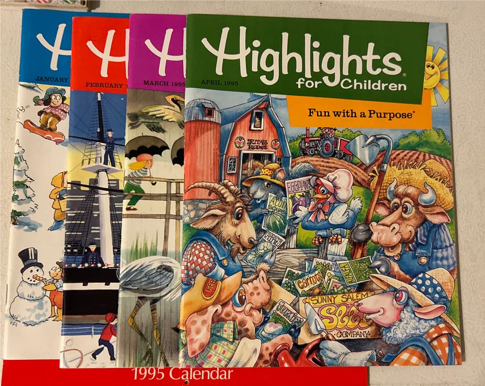 Highlights Magazine 1995 Set  magazine collectible - Main Image 2