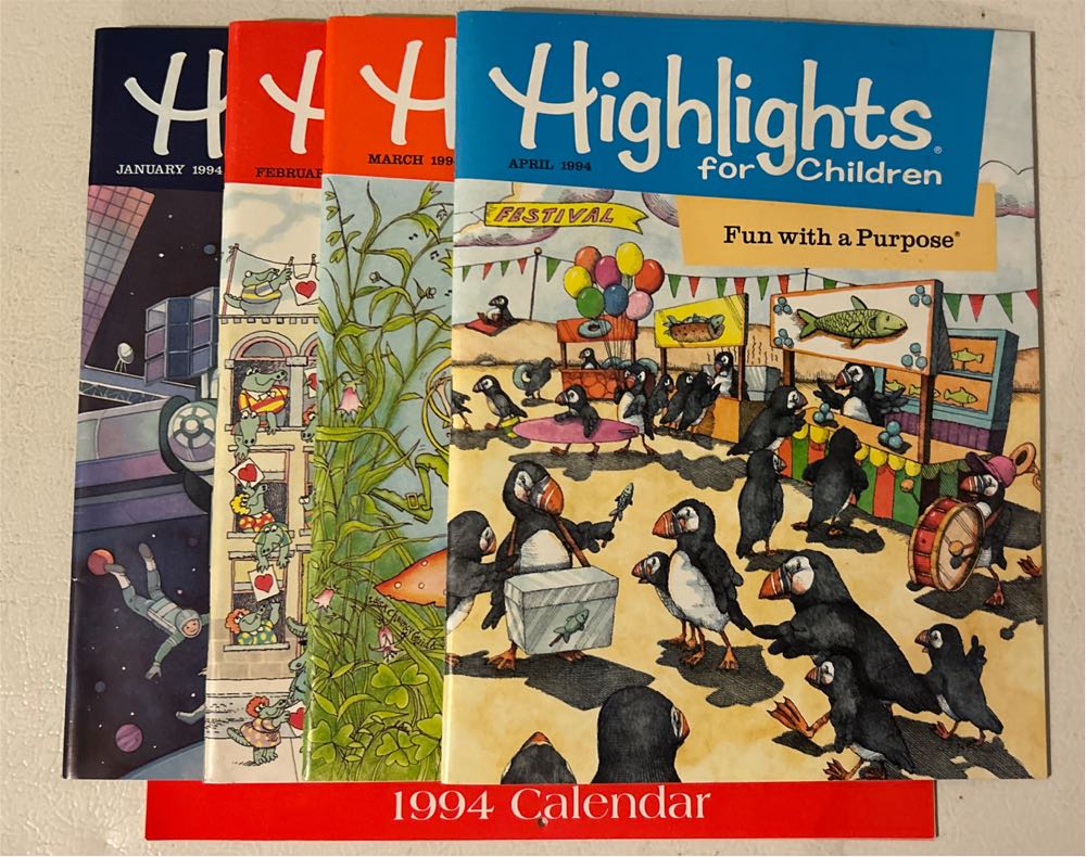 Highlights Magazine 1994 Set  magazine collectible - Main Image 2