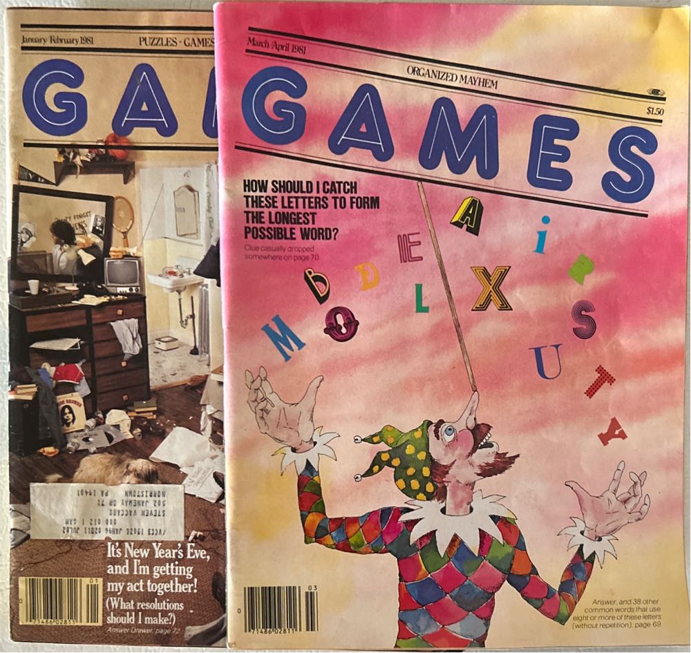 Games Magazine 1981 Set  magazine collectible - Main Image 2