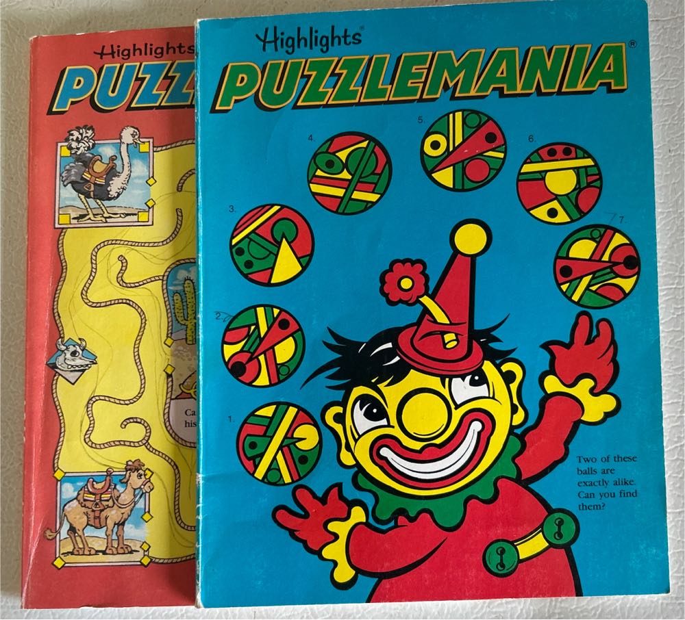 Highlights Puzzlemania 1990  magazine collectible - Main Image 4