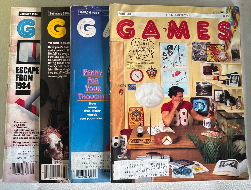 Games Magazine 1984  magazine collectible - Main Image 2