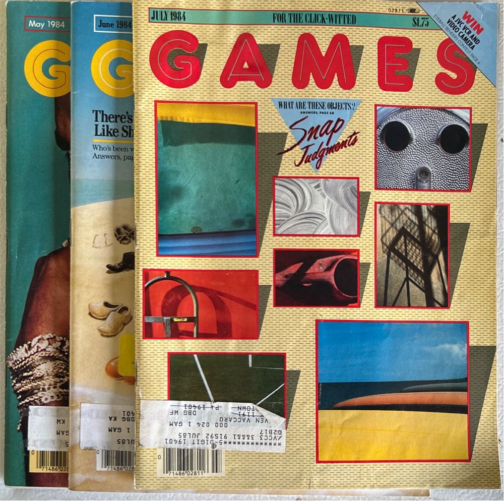 Games Magazine 1984  magazine collectible - Main Image 3