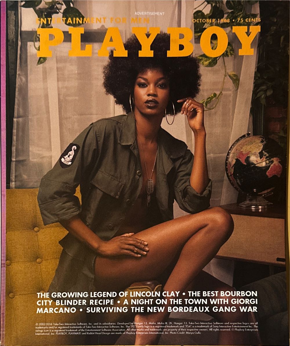 PB6308 Playboy October 2016  (October) magazine collectible [Barcode 72527402460510] - Main Image 2