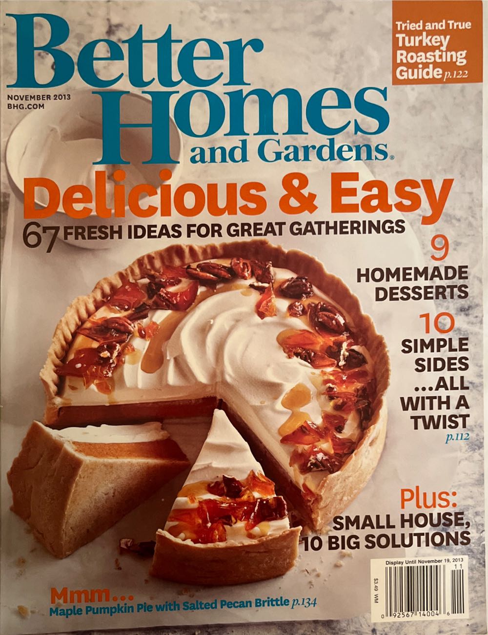 Better Homes And Gardens  (November) magazine collectible [Barcode 09256714004611] - Main Image 1
