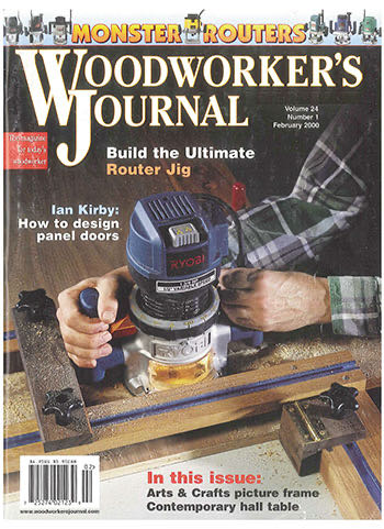 Woodworker’s Journal  (February) magazine collectible - Main Image 1