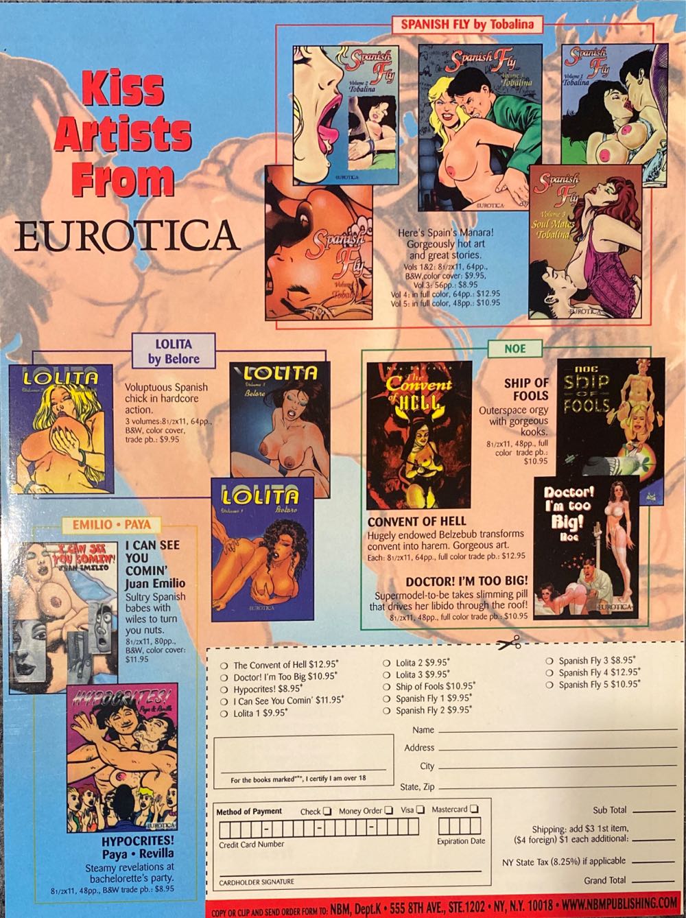 French Kiss Comix #1  (November) magazine collectible - Main Image 2