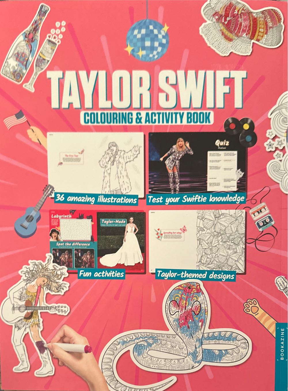 Taylor Swift - Colouring & Activity Book  magazine collectible [Barcode 19545831788301] - Main Image 2