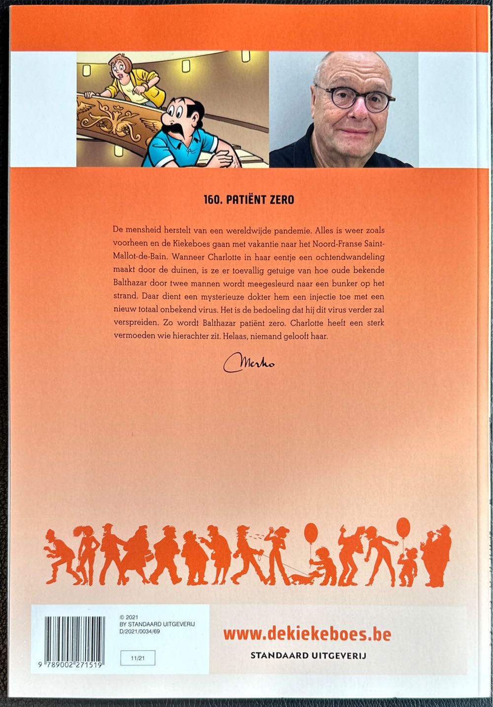 De Kiekeboes 160 Patiënt Zero  (November) magazine collectible [Barcode 9789002271519] - Main Image 2
