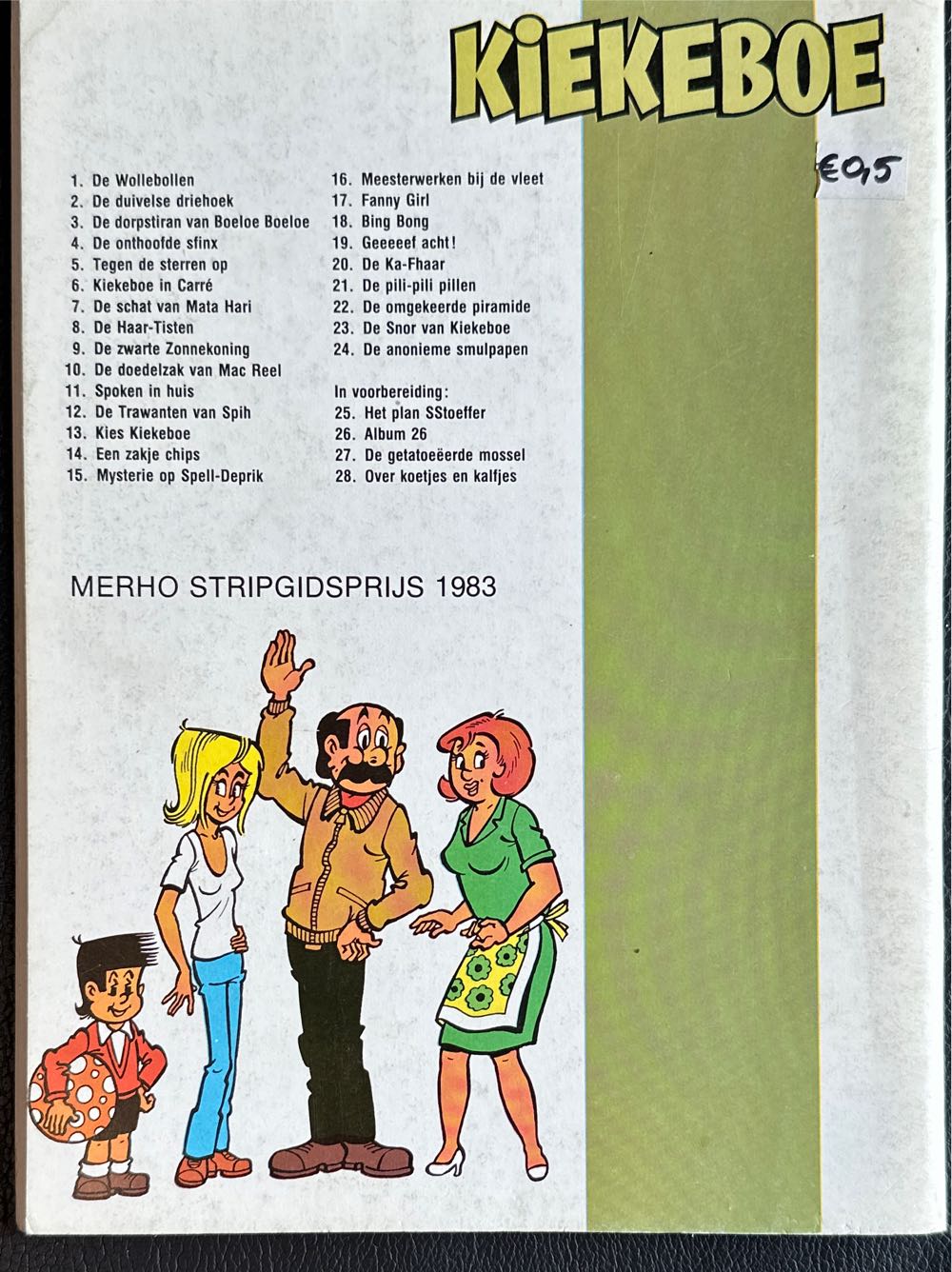 De Kiekeboes 3 De Dorpstiran Van Boeloe Boeloe  magazine collectible - Main Image 2