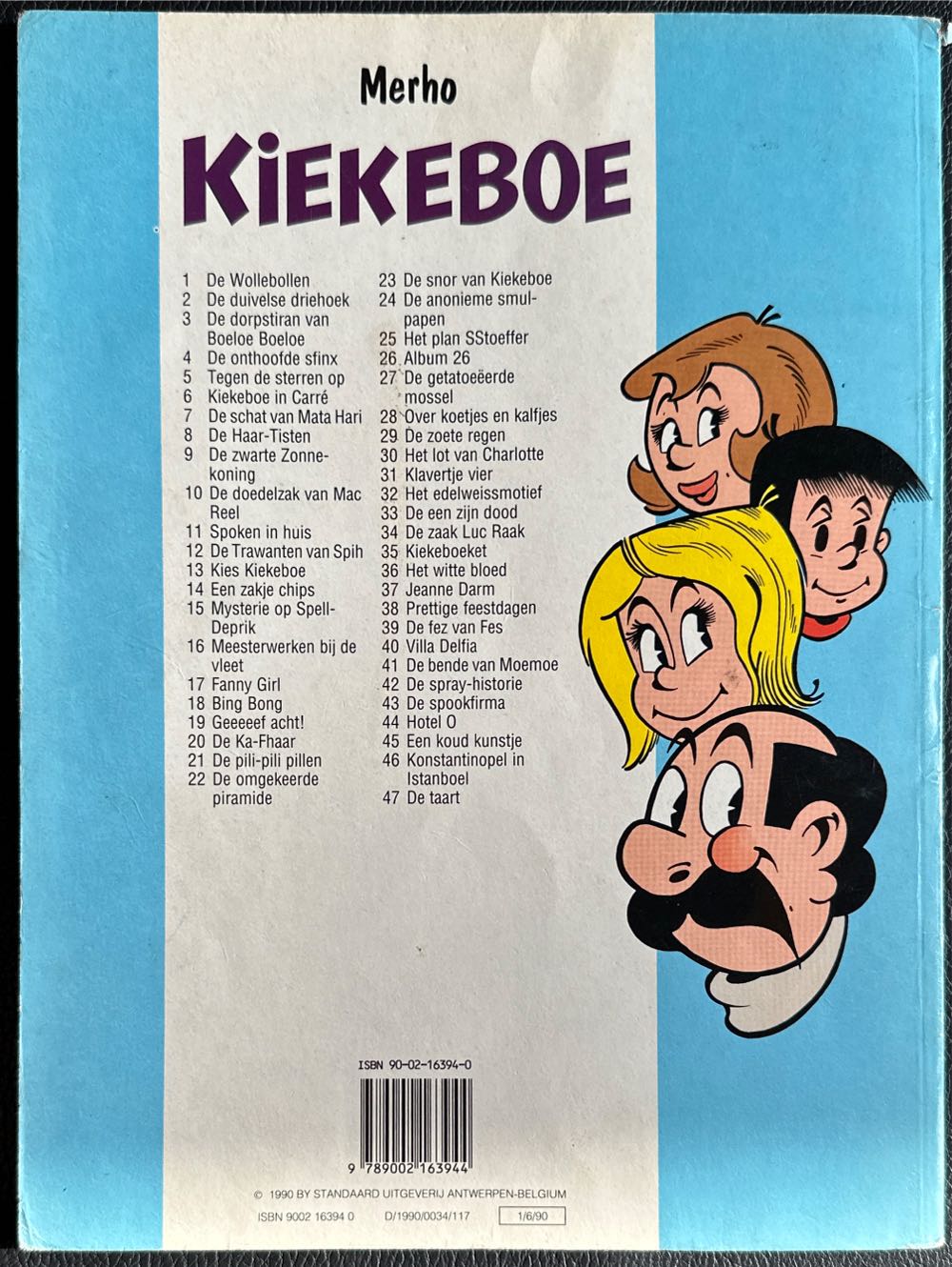De Kiekeboes 6 Kiekeboe In Carré  (June) magazine collectible [Barcode 9789002163944] - Main Image 2