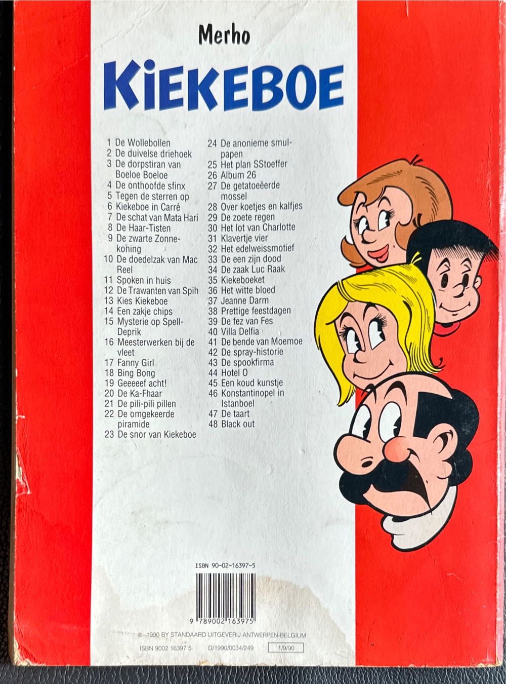 De Kiekeboes 9 De Zwarte Zonnekoning  (September) magazine collectible [Barcode 9789002163975] - Main Image 2