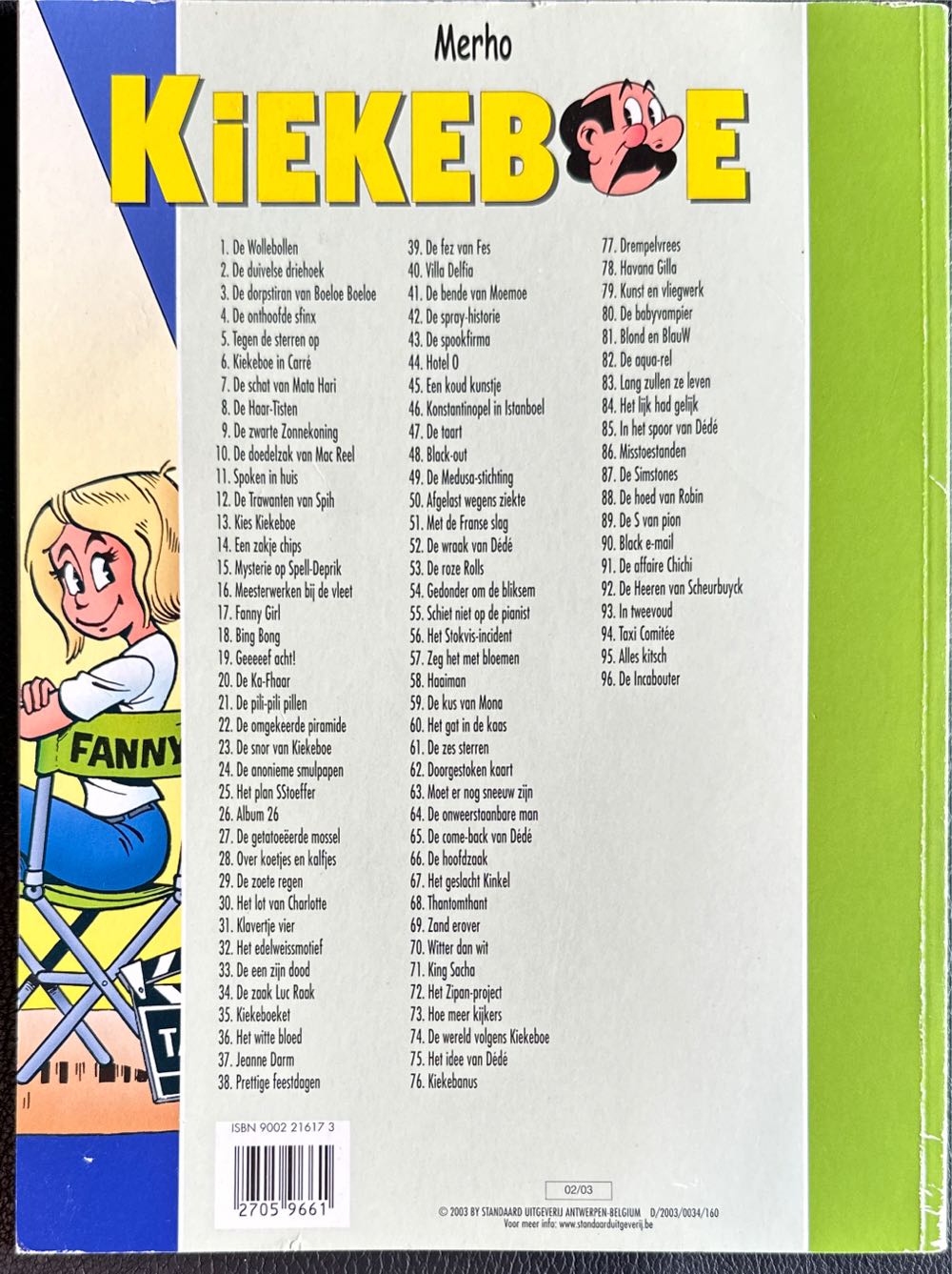 De Kiekeboes 17 Fanny Girl  (February) magazine collectible - Main Image 2