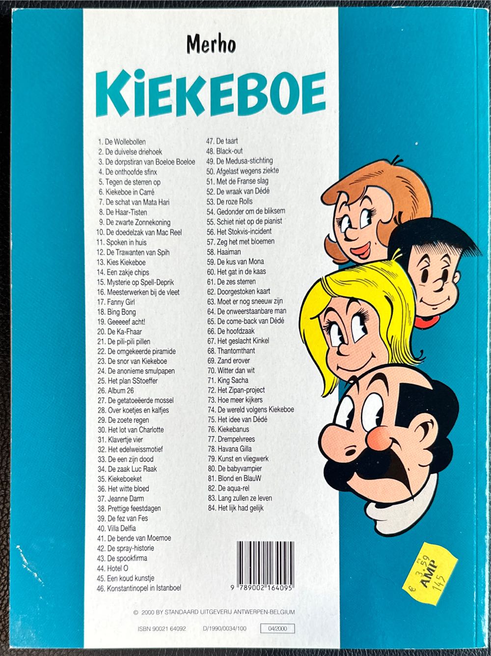 De Kiekeboes 21 De Pili-Pili Pillen  (April) magazine collectible [Barcode 9789002164095] - Main Image 2