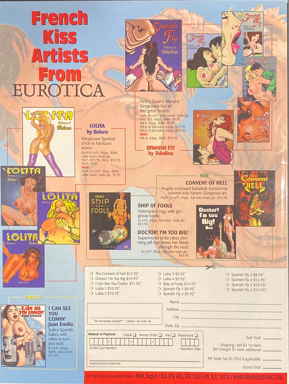 French Kiss Comix #2  (November) magazine collectible [Barcode 821020000029] - Main Image 2