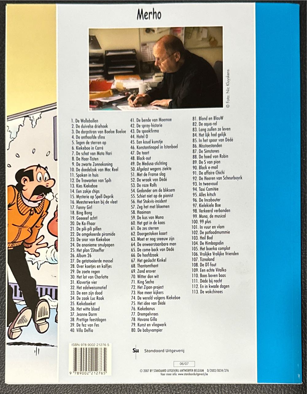 De Kiekeboes 45 Een Koud Kunstje  (June) magazine collectible [Barcode 9789002212765] - Main Image 2