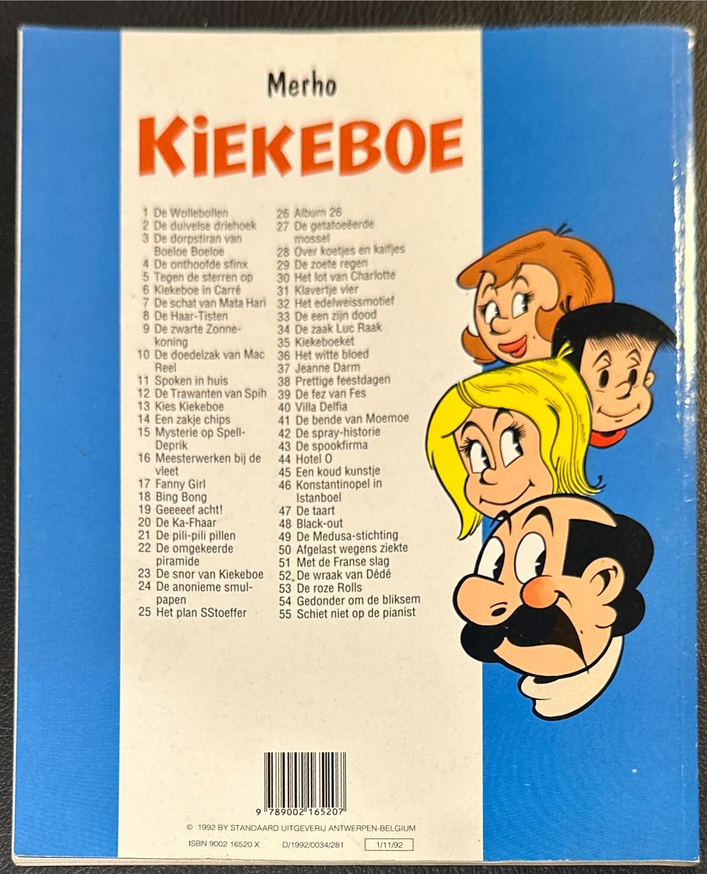 De Kiekeboes 55 Schiet Niet Op De Pianist  (November) magazine collectible [Barcode 9789002165207] - Main Image 2