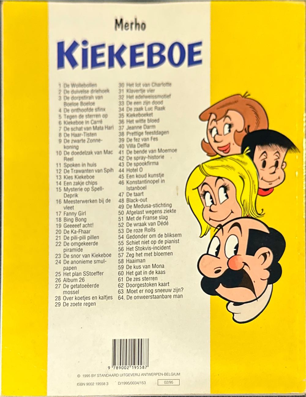 De Kiekeboes 64 De Onweerstaanbare Man  (February) magazine collectible [Barcode 9789002195587] - Main Image 2