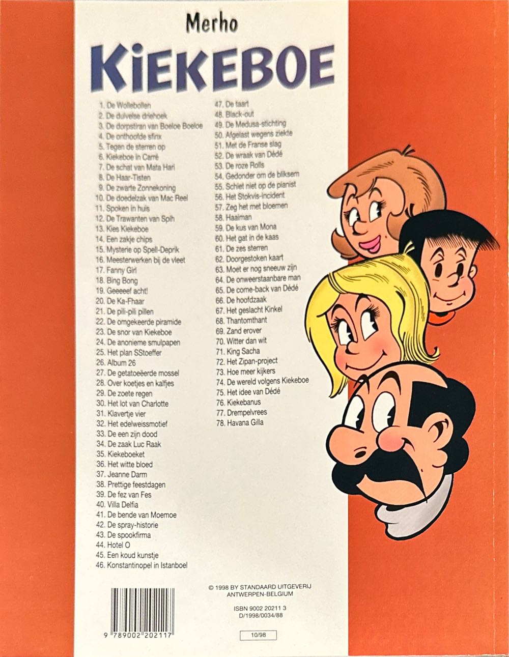 De Kiekeboes 78 Havana Gilla  (October) magazine collectible [Barcode 9789002202117] - Main Image 2