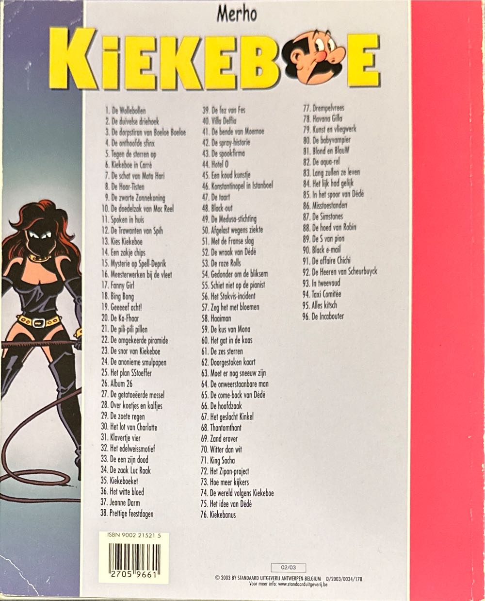 De Kiekeboes 81 Blond En Blauw  (February) magazine collectible [Barcode 27059661] - Main Image 2