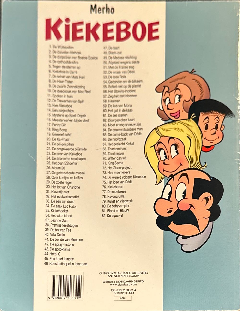 De Kiekeboes 82 De Aqua-Rel  (September) magazine collectible [Barcode 9789002203312] - Main Image 2