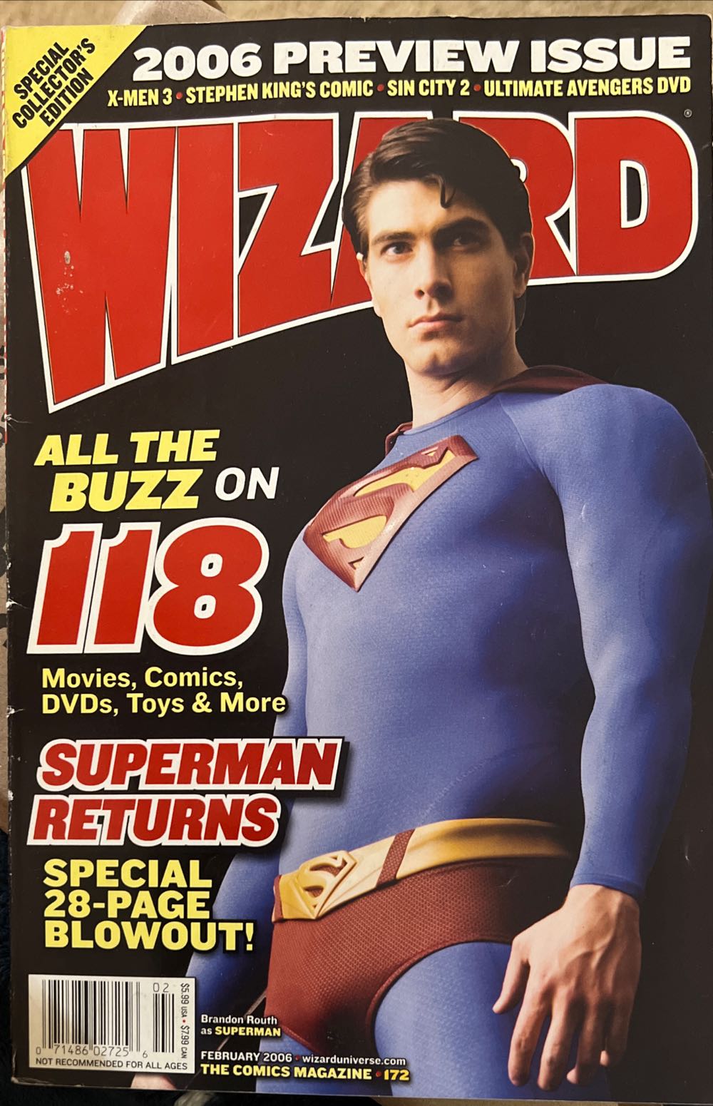 Wizard Magazine  (February) magazine collectible [Barcode 07148602725602] - Main Image 2