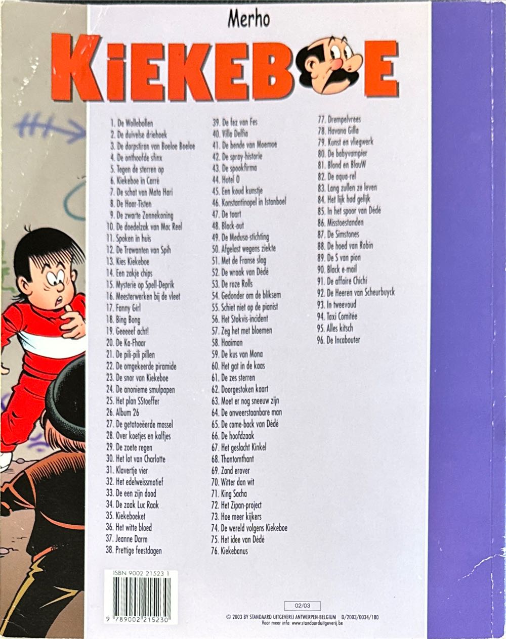 De Kiekeboes 88 De Hoed Van Robin  (February) magazine collectible [Barcode 9789002215230] - Main Image 2