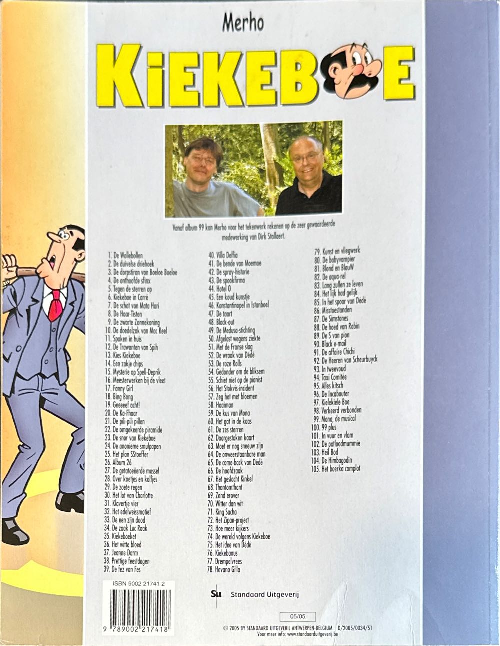 De Kiekeboes 105 Het Boerka Complot  (May) magazine collectible [Barcode 9789002217418] - Main Image 2