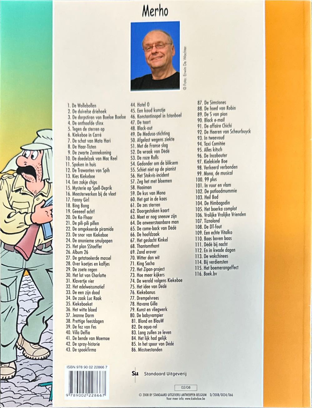 De Kiekeboes 116 Boek.bv  (February) magazine collectible [Barcode 9789002228667] - Main Image 2