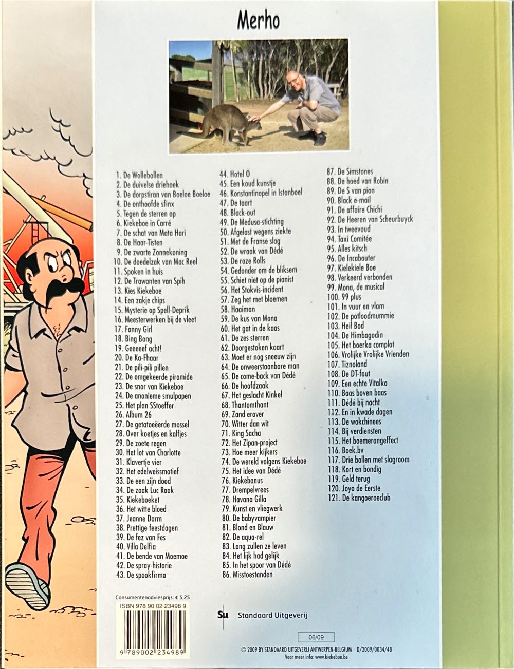 De Kiekeboes 121 De Kangoeroeclub  (June) magazine collectible [Barcode 9789002234989] - Main Image 2