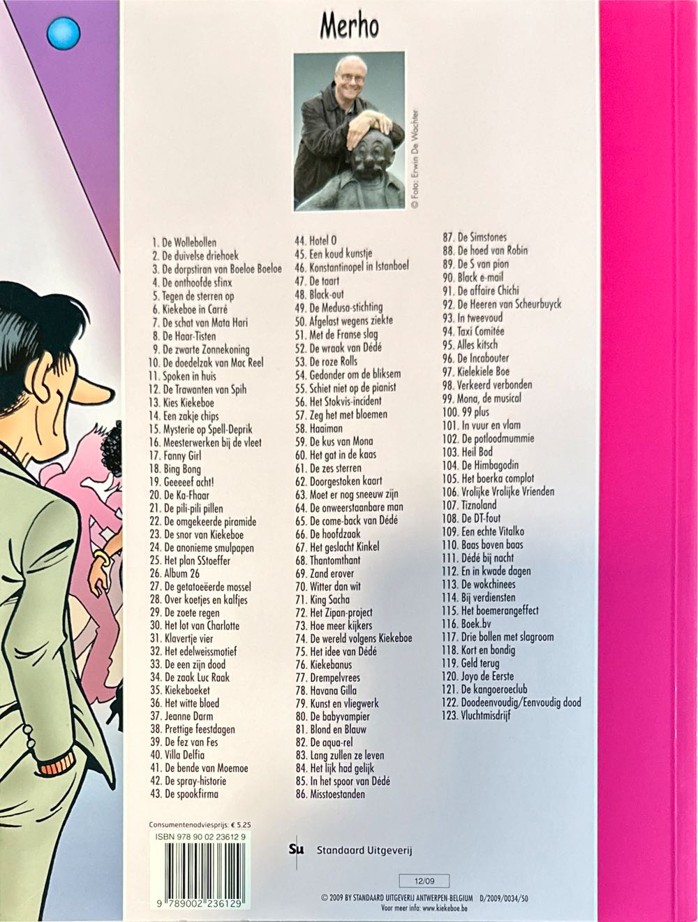 De Kiekeboes 123 Vluchtmisdrijf  (December) magazine collectible [Barcode 9789002236129] - Main Image 2