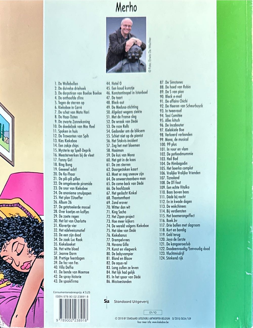 De Kiekeboes 124 Stinkend Rijk  (January) magazine collectible [Barcode 9789002238918] - Main Image 2