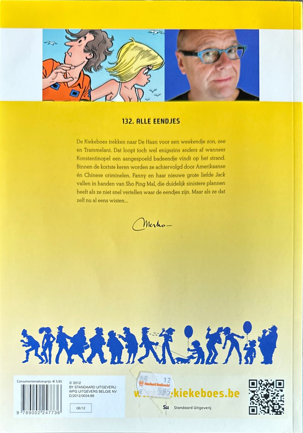 De Kiekeboes 132 Alle Eendjes  (June) magazine collectible [Barcode 9789002247736] - Main Image 2