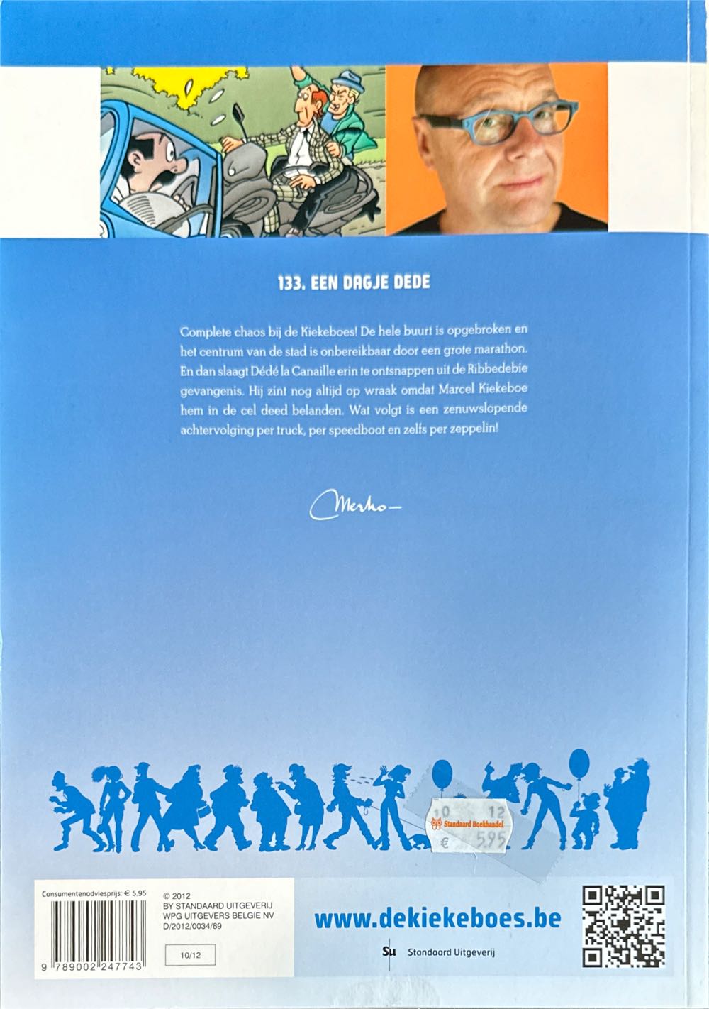 De Kiekeboes 133 Een Dagje Dede  (October) magazine collectible [Barcode 9789002247743] - Main Image 2