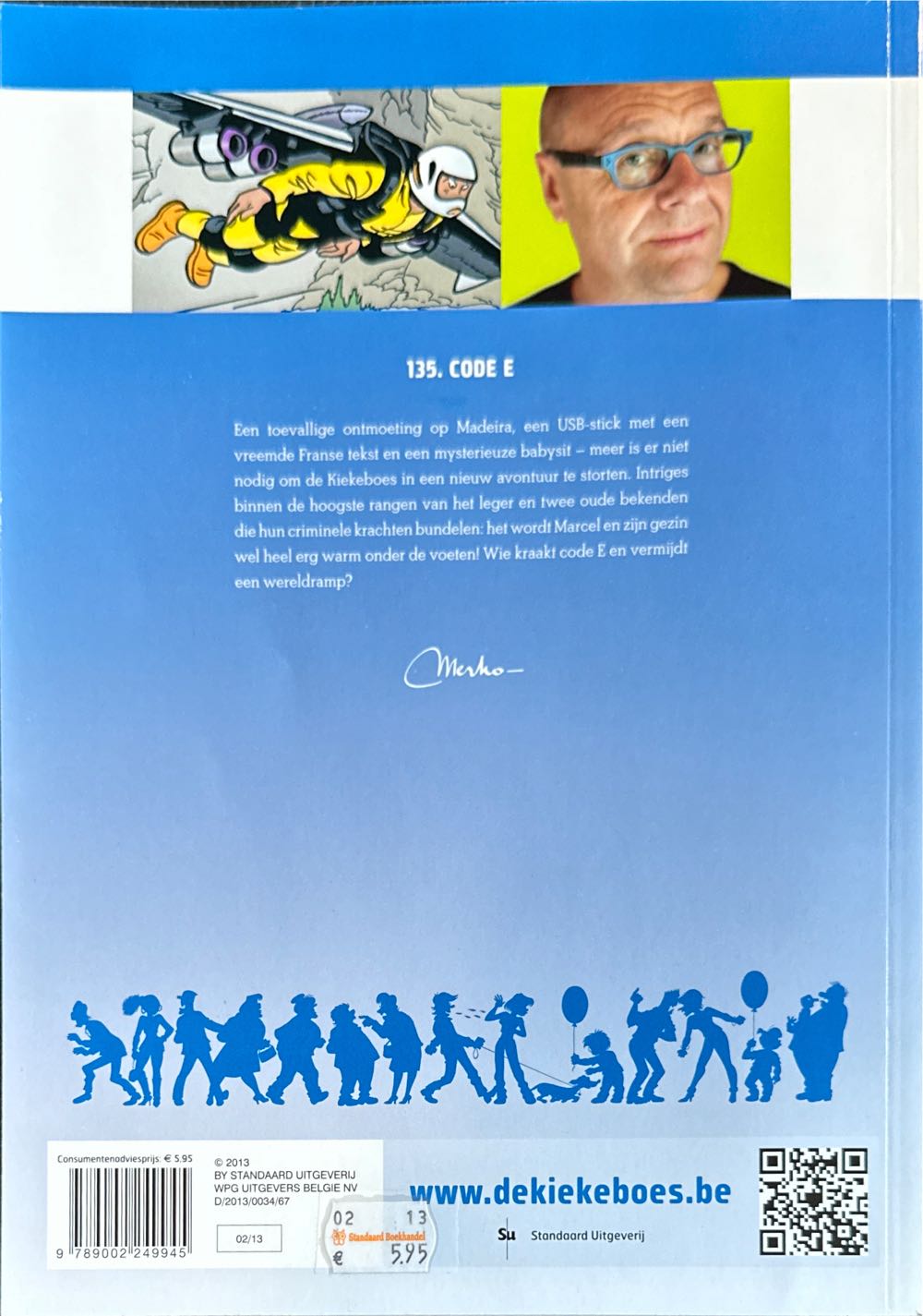 De Kiekeboes 135 Code E  (February) magazine collectible [Barcode 9789002249945] - Main Image 2