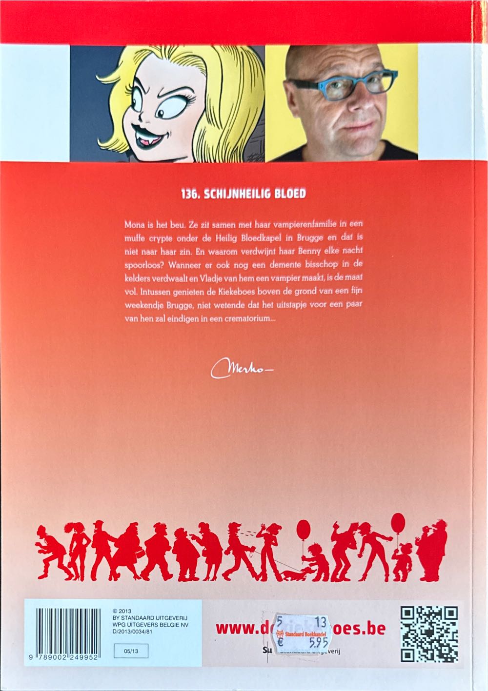 De Kiekeboes 136 Schijnheilig Bloed  (May) magazine collectible [Barcode 9789002249952] - Main Image 2