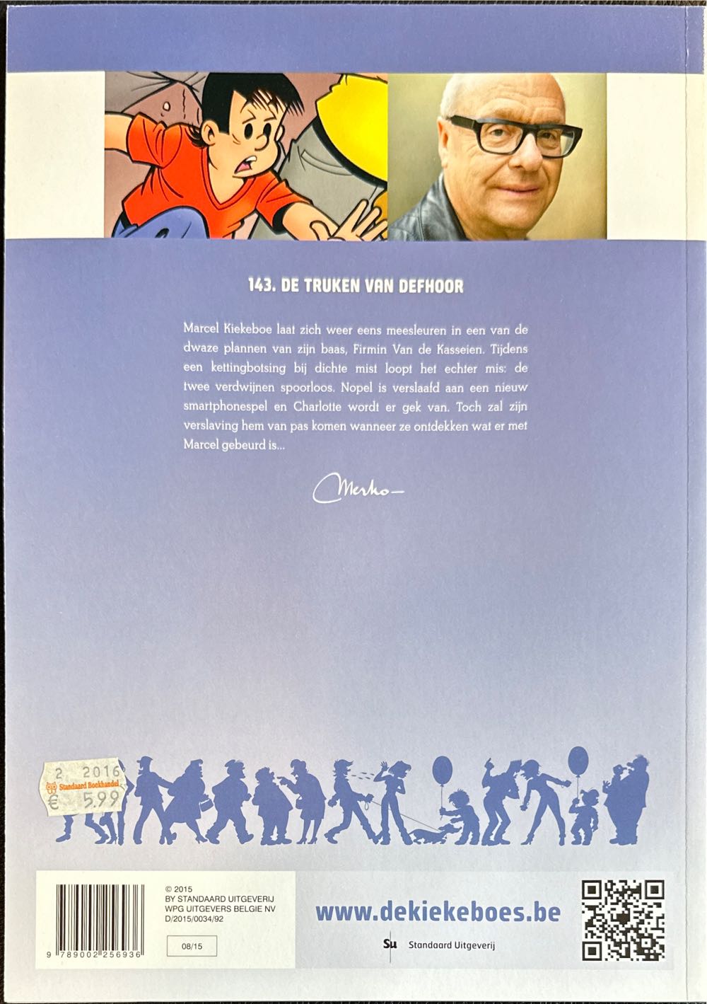 De Kiekeboes 143 De Truken Van Defhoor  (August) magazine collectible [Barcode 9789002256936] - Main Image 2