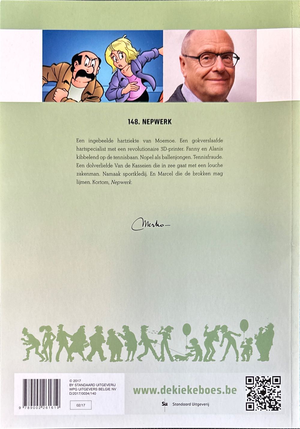 De Kiekeboes 148 Nepwerk  (February) magazine collectible [Barcode 9789002261619] - Main Image 2