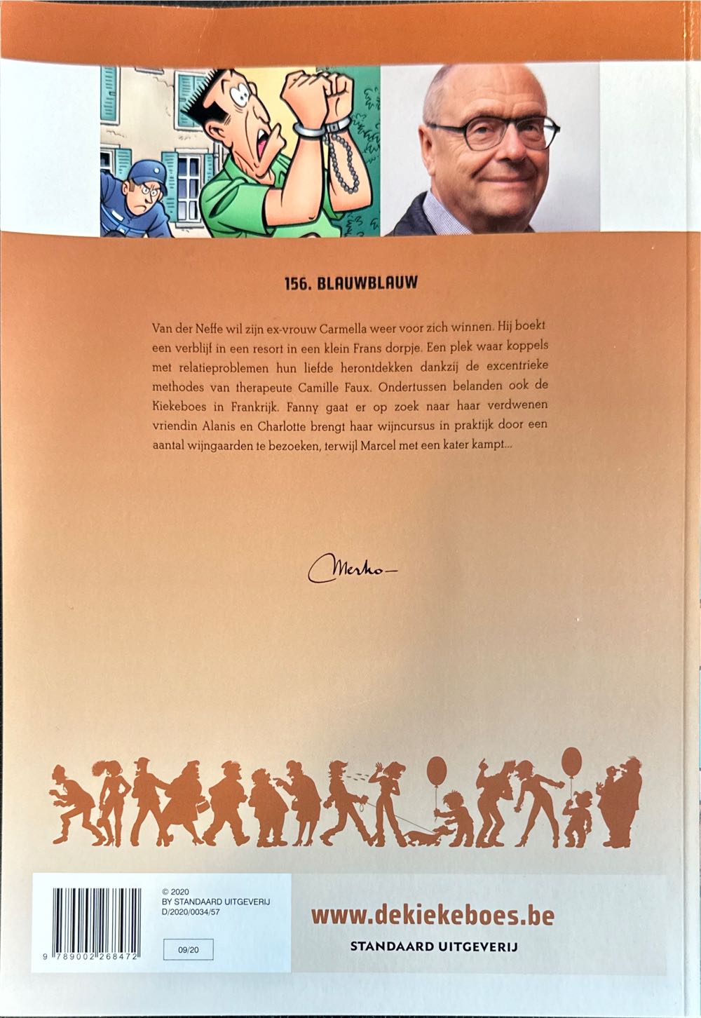 De Kiekeboes 156 Blauwblauw  (September) magazine collectible [Barcode 9789002268472] - Main Image 2