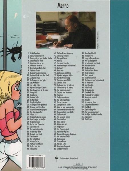 De Kiekeboes 108 De DT-Fout  (February) magazine collectible [Barcode 9789002218903] - Main Image 2