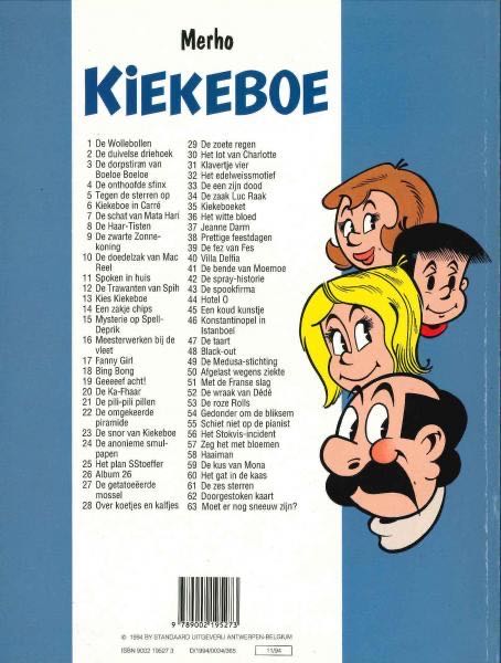 De Kiekeboes 63 Moet Er Nog Sneeuw Zijn Kiekeboe Merho  (February) magazine collectible [Barcode 9789002195273] - Main Image 2
