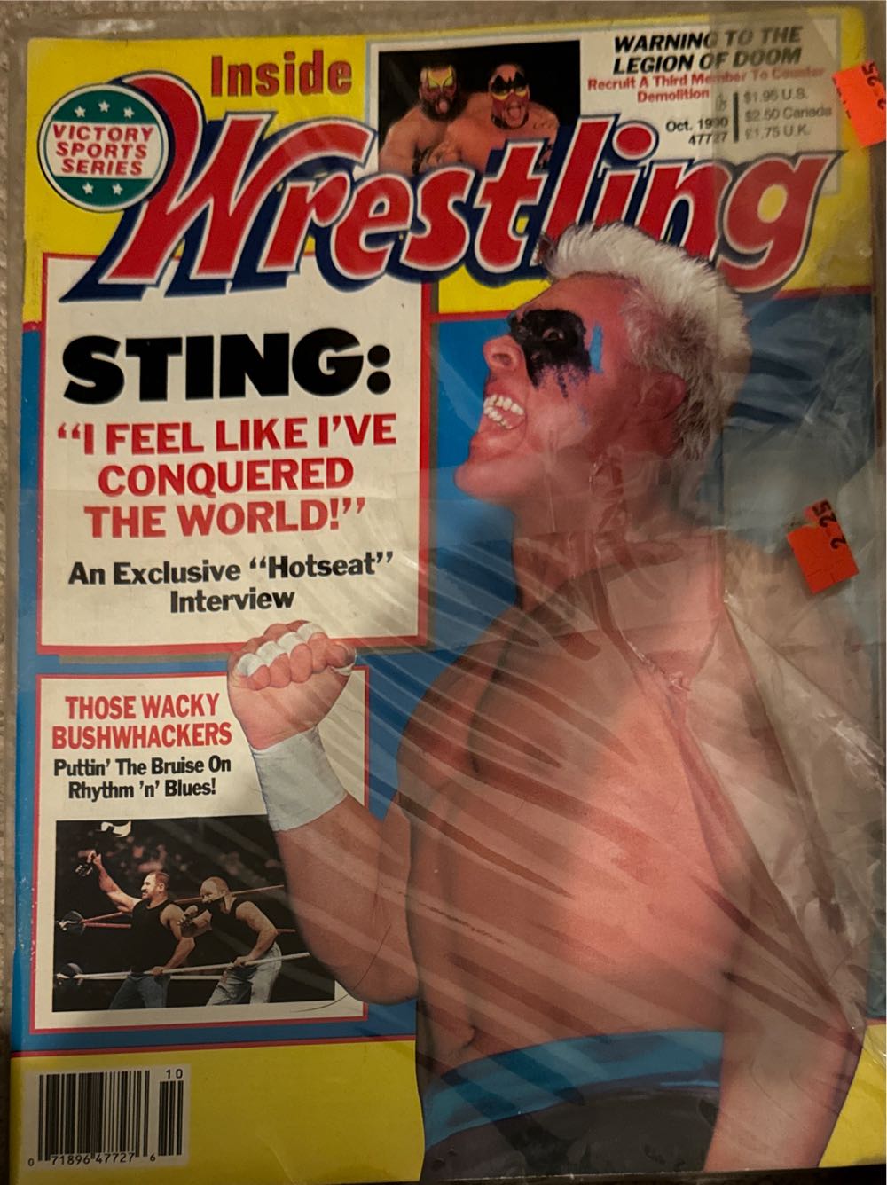 Inside Wrestling October  (October) magazine collectible [Barcode 07189647727610] - Main Image 1