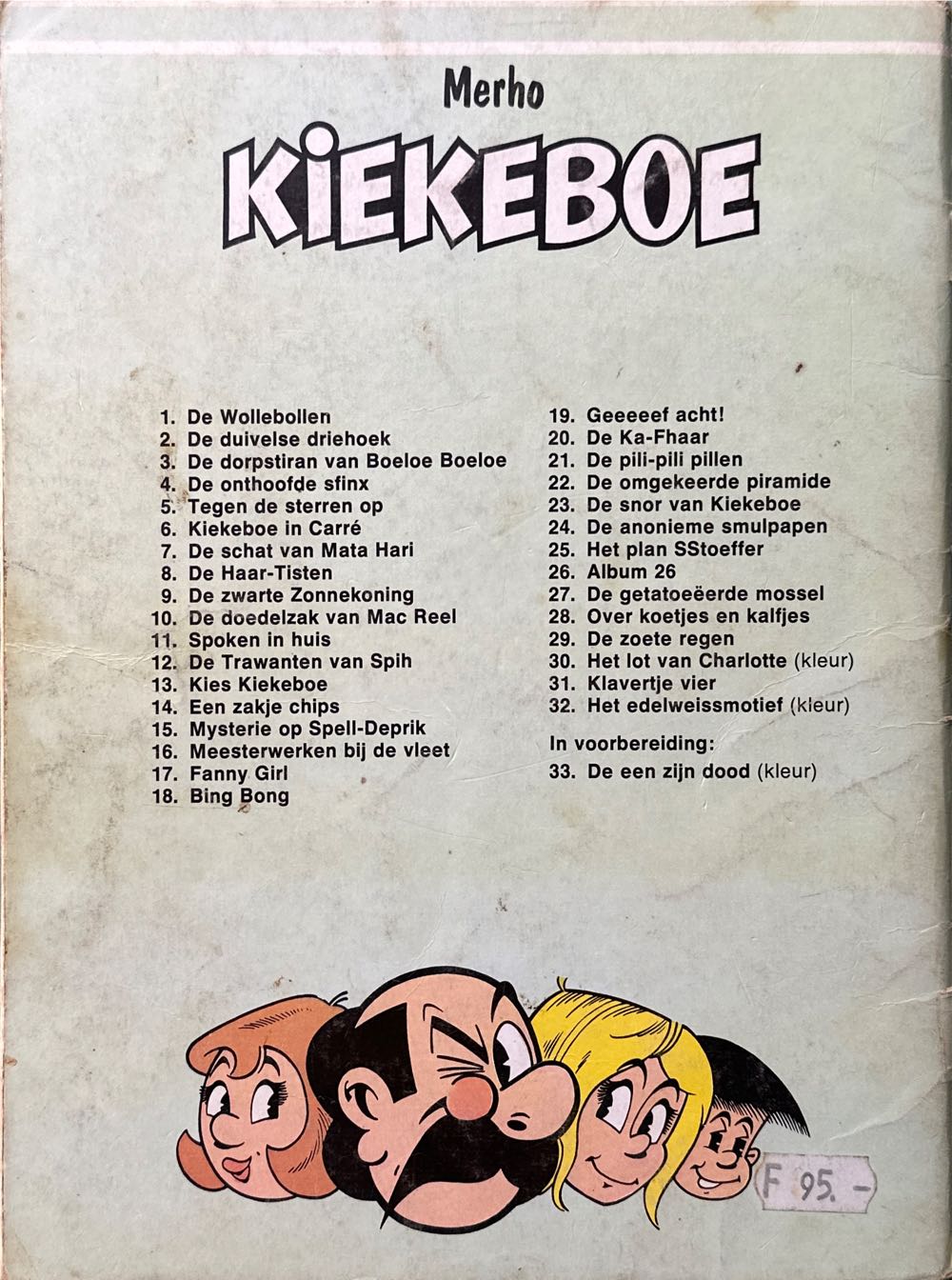 De Kiekeboes 32 Het Edelweissmotief  magazine collectible - Main Image 2