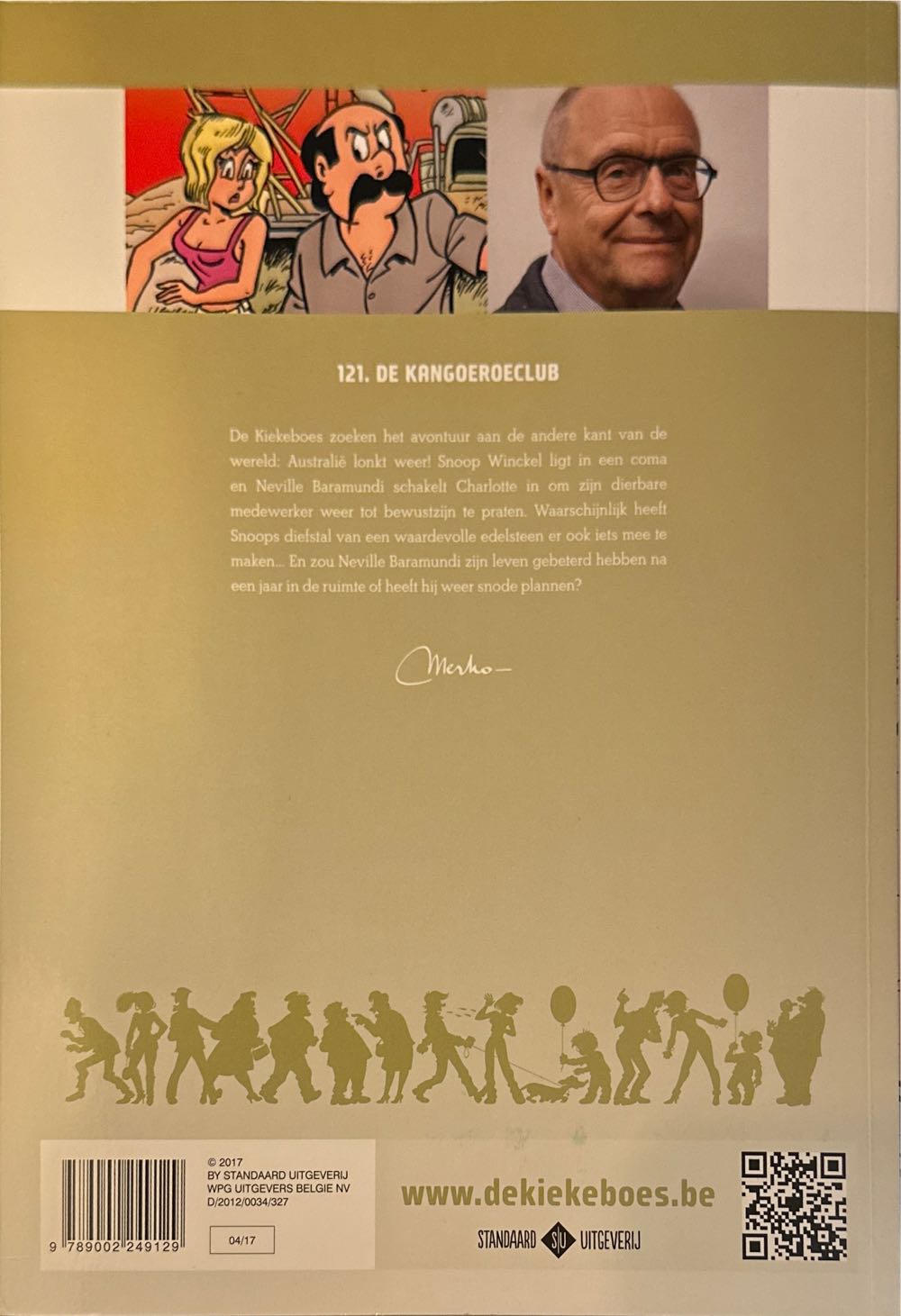 De Kiekeboes 121 De Kangoeroeclub  (April) magazine collectible [Barcode 9789002249129] - Main Image 2