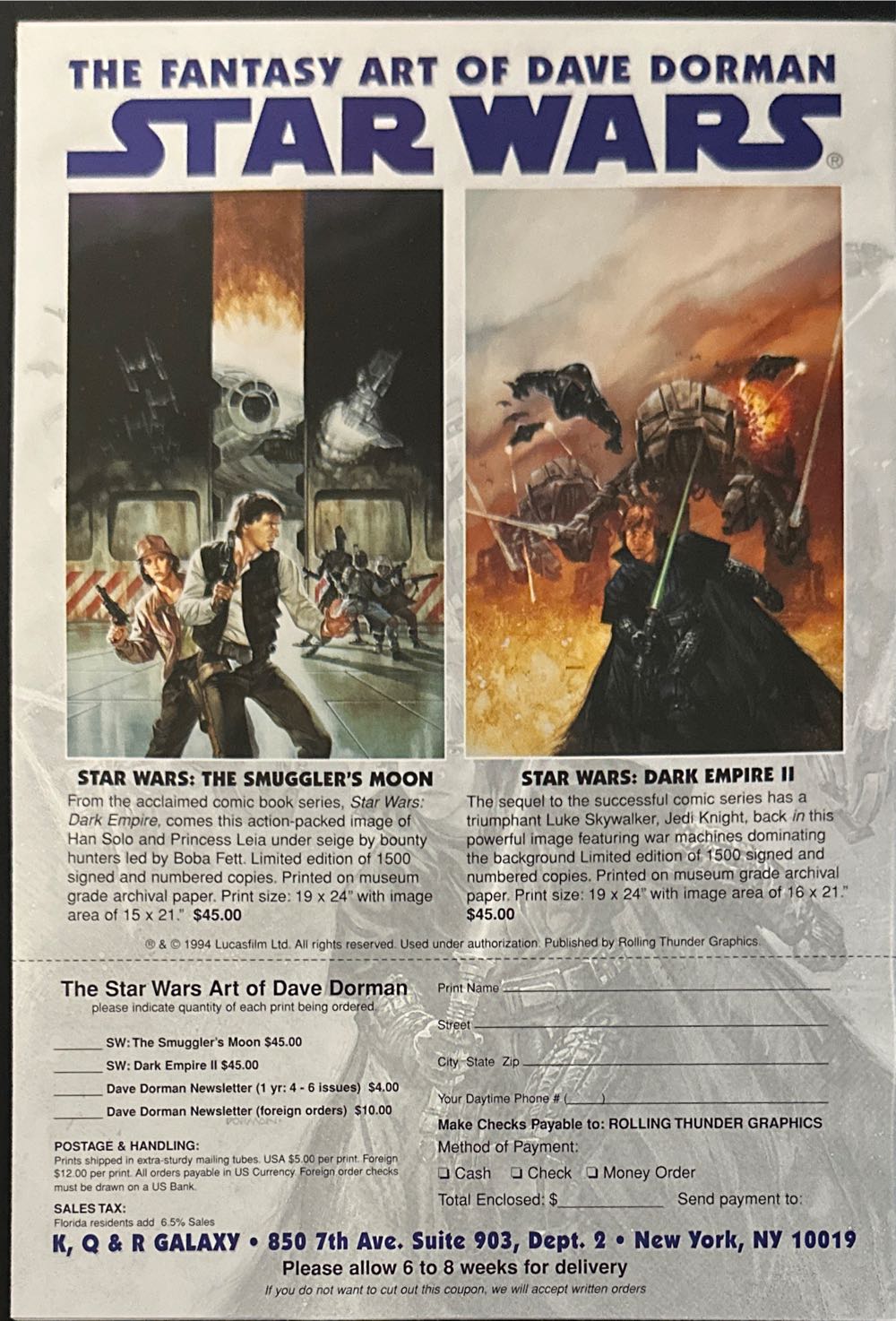 Star Wars Galaxy Magazine  (December) magazine collectible [Barcode 07189647451002] - Main Image 2