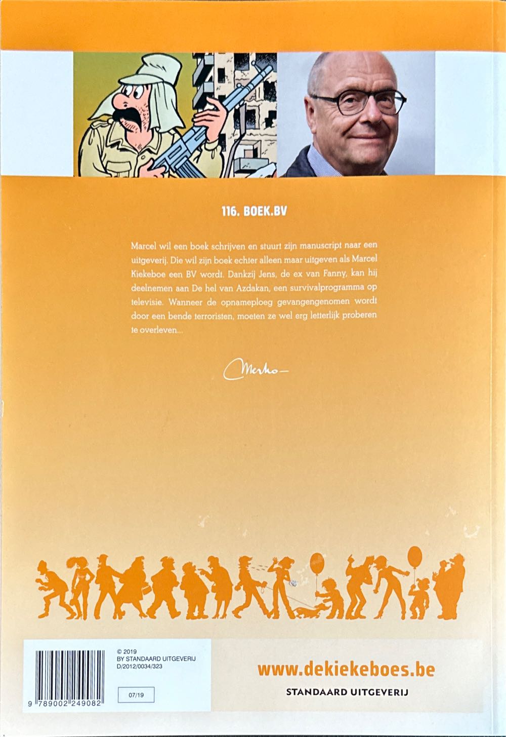 De Kiekeboes 116 Boek.bv  (July) magazine collectible [Barcode 9789002249082] - Main Image 2