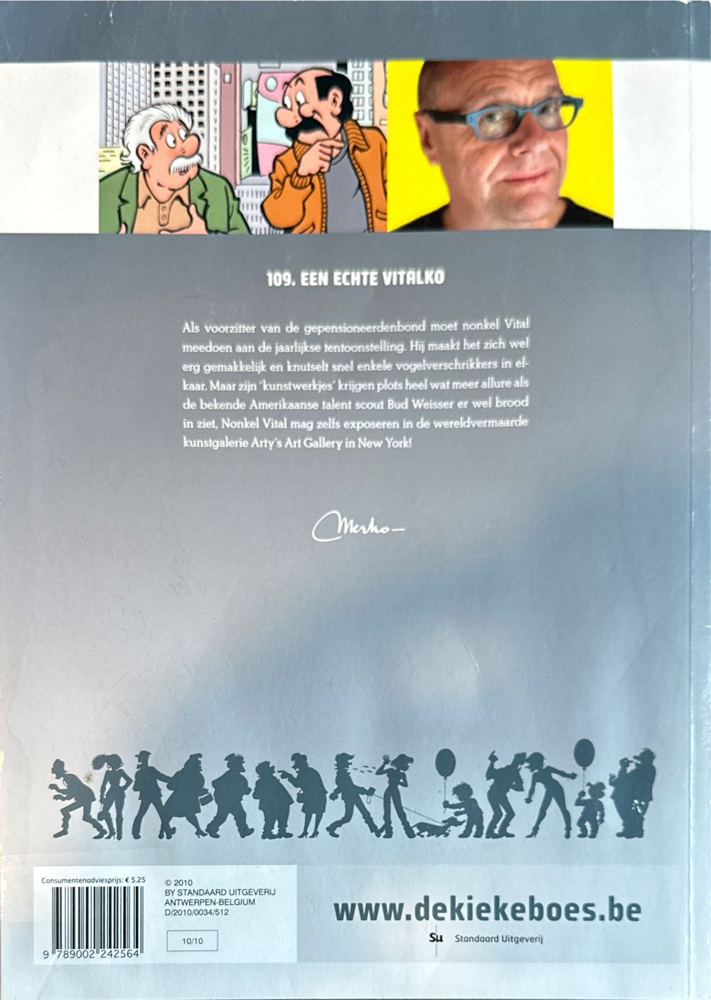 De Kiekeboes 109 Een Echte Vitalko  (October) magazine collectible [Barcode 9789002242564] - Main Image 2