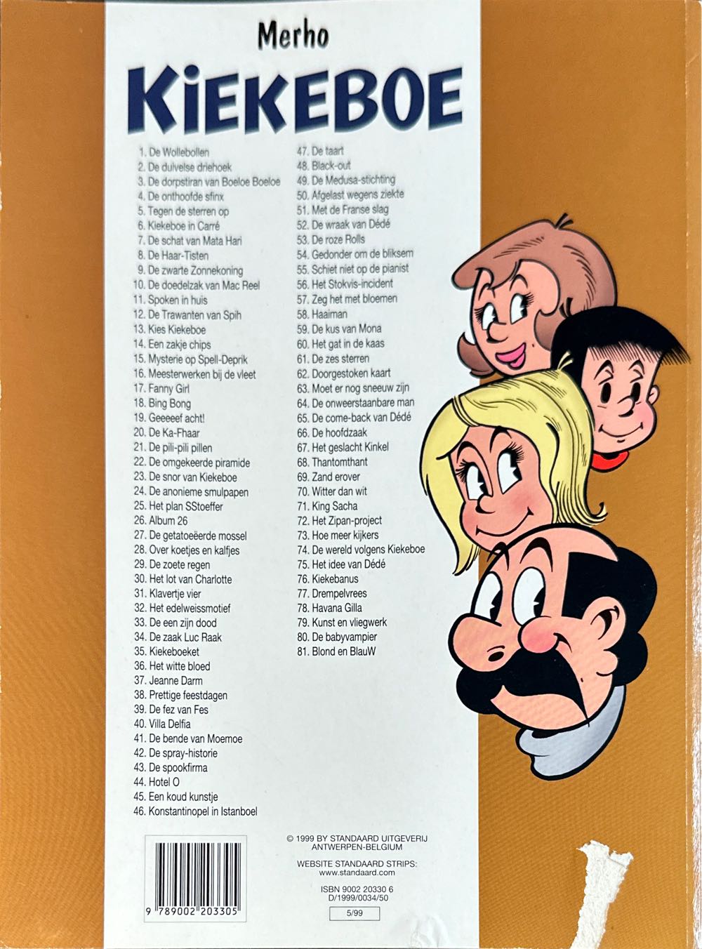 De Kiekeboes 81 Blond En Blauw  (May) magazine collectible [Barcode 9789002203305] - Main Image 2