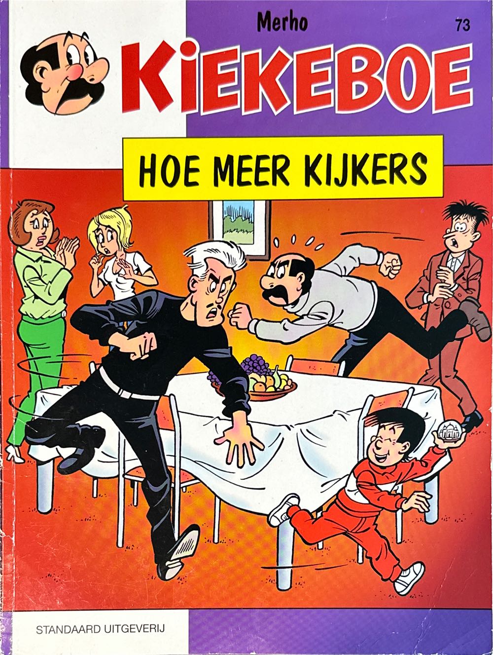 De Kiekeboes 73 Hoe Meer Kijkers  (August) magazine collectible [Barcode 9789002201189] - Main Image 1