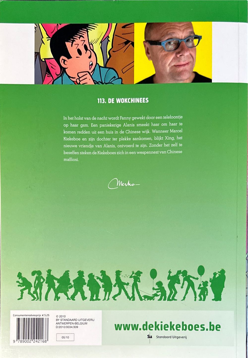 De Kiekeboes 113 De Wokchinees  (May) magazine collectible [Barcode 9789002242168] - Main Image 2